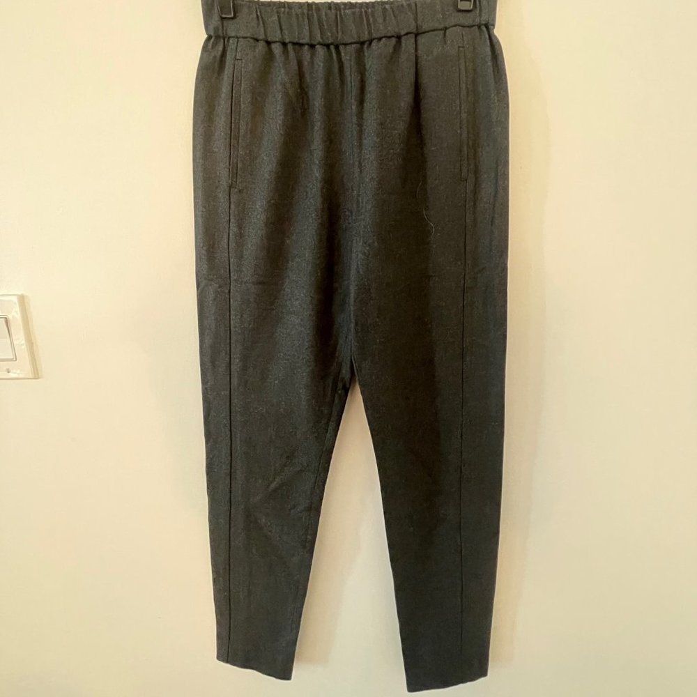 Theory Charcoal Grey Wool Pants